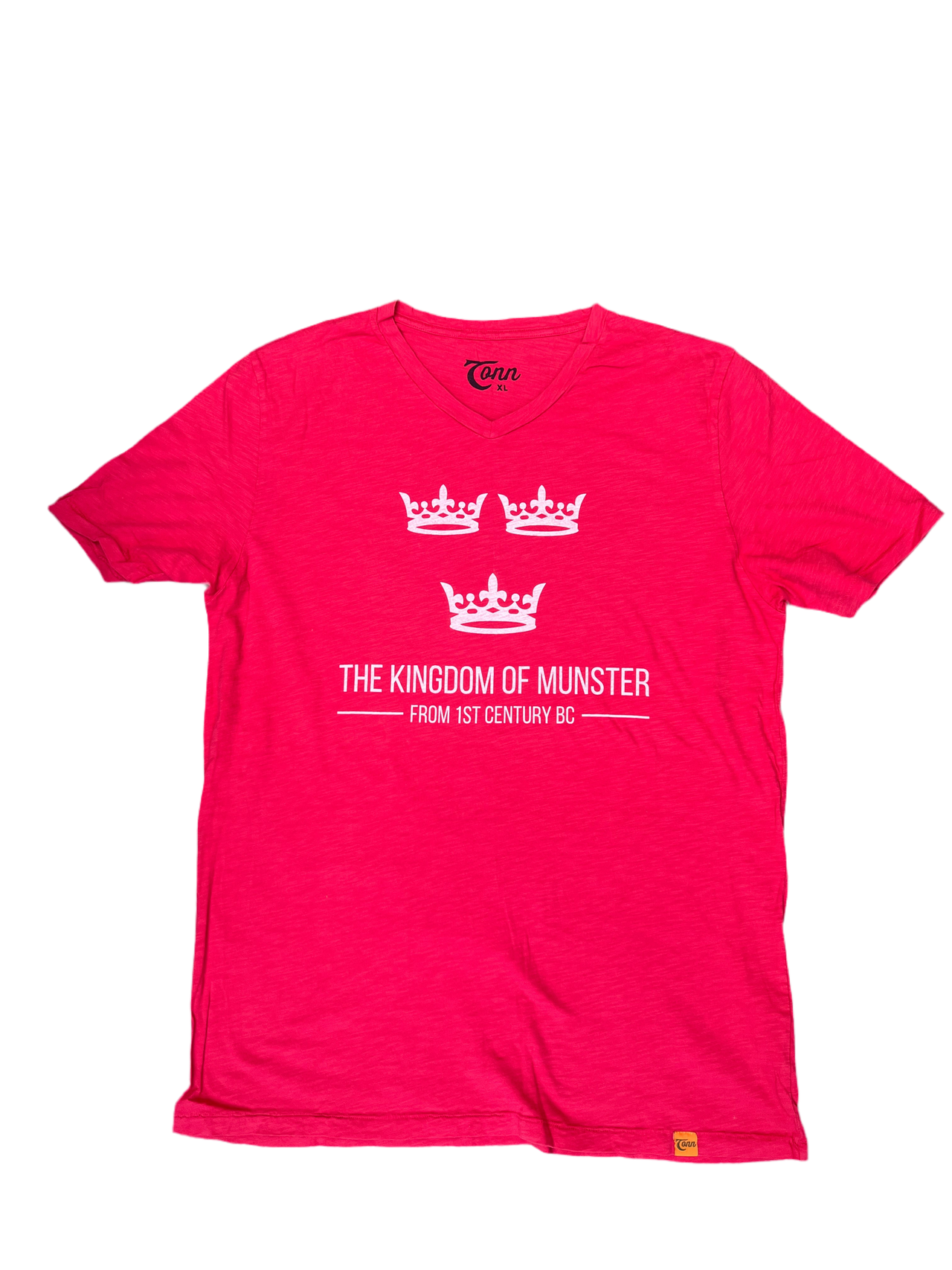 Raspberry Munster V-Neck Tee