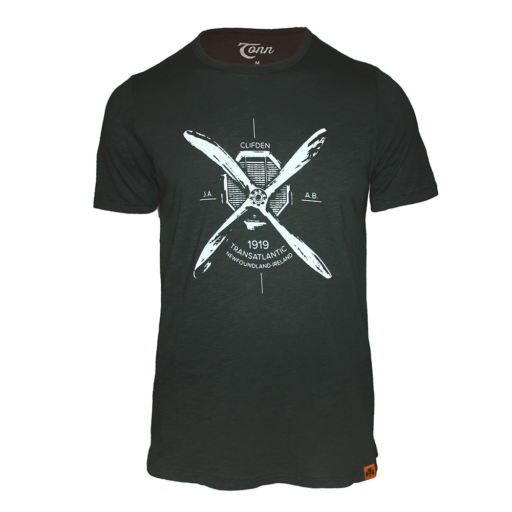 Atlantic Crossing Black Tee