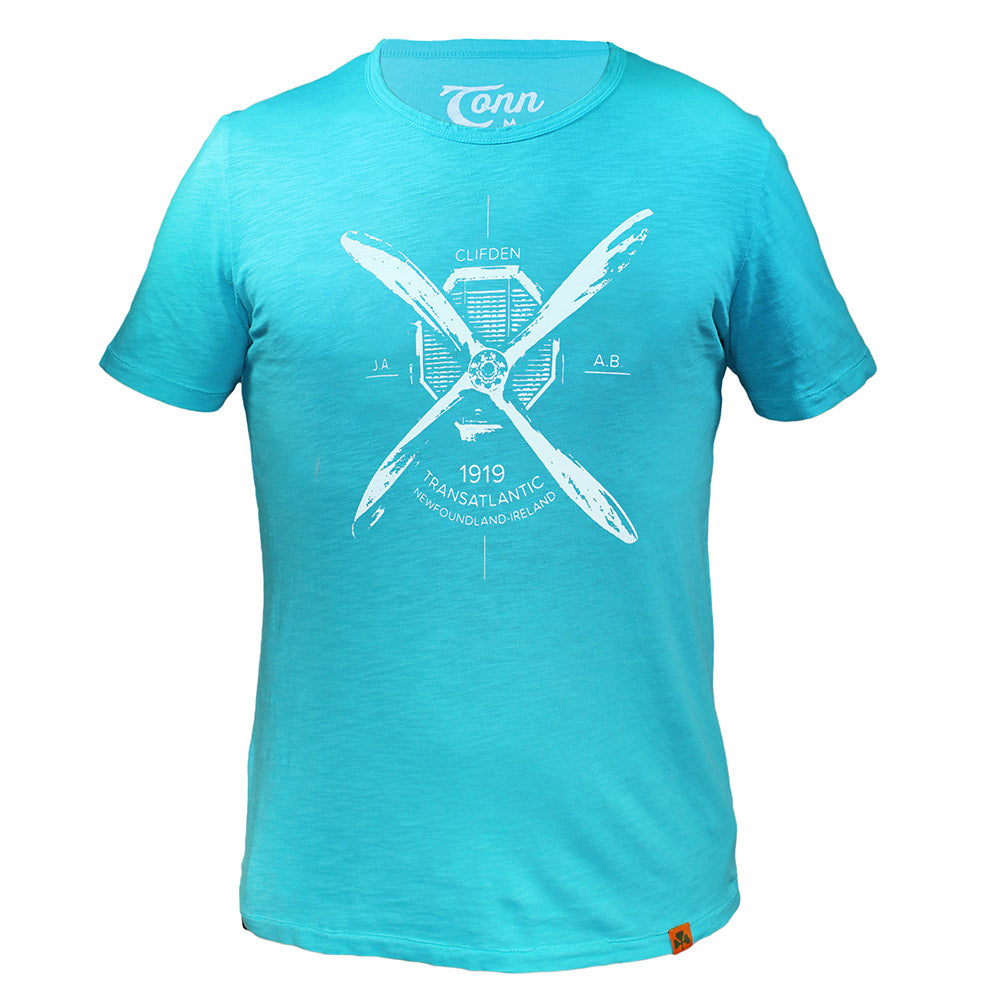 Atlantic Crossing Turquoise Tee