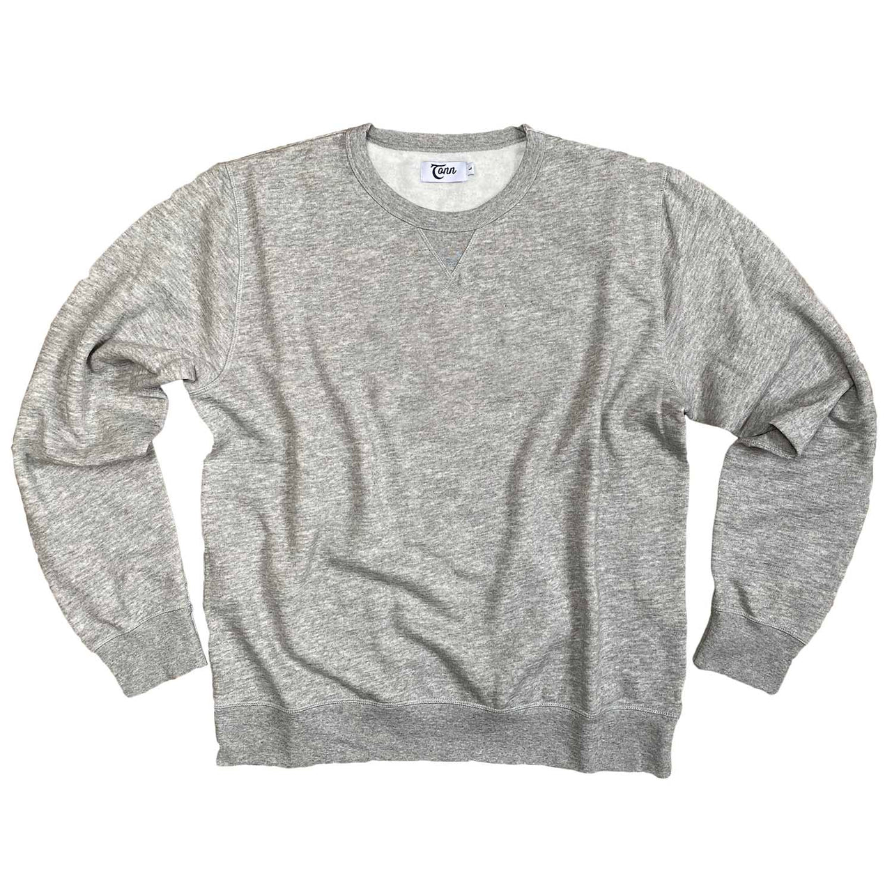 Basic Cotton Sweatshirt Grey