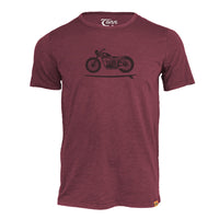 Thumbnail for Bike Board Tee - Wine