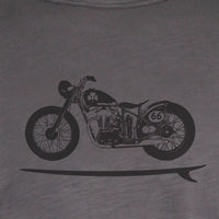 Thumbnail for Ladies Bike Board Tee - Petite Fit -  Grey