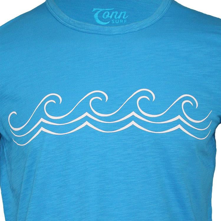 Celtic Wave Tee Bright Blue - only 1 4XL left.