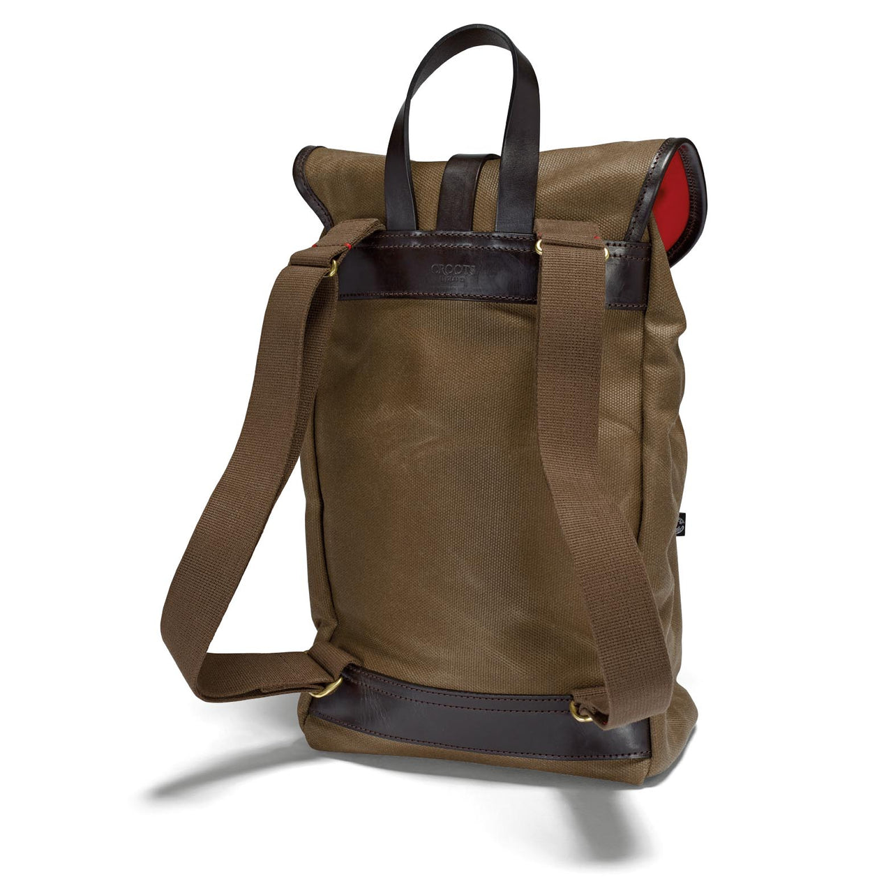 Waxed Olive Rucksack - Drawstring