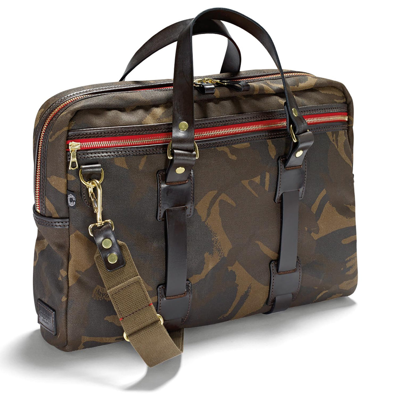 Waxed Camo Laptop bag