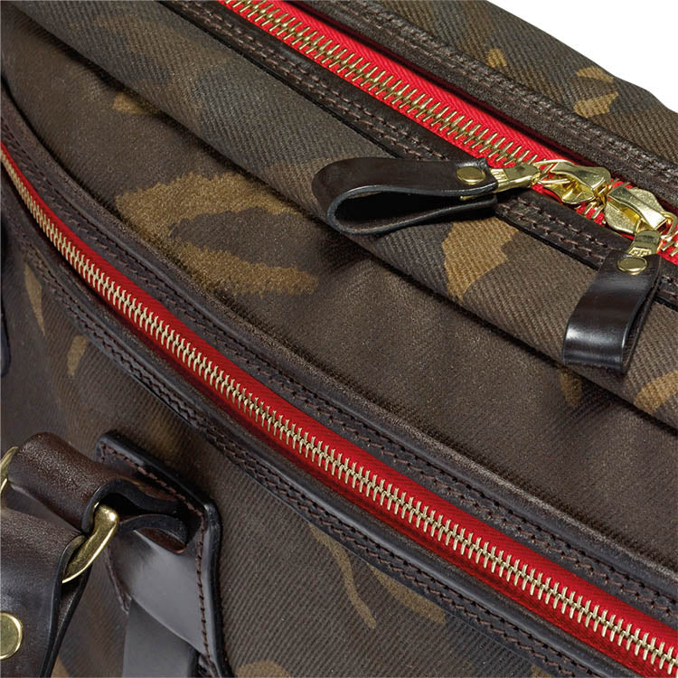 Waxed Camo Laptop bag