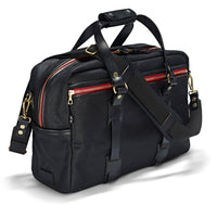 Thumbnail for Vintage Waxed Canvas Traveller bag - Black