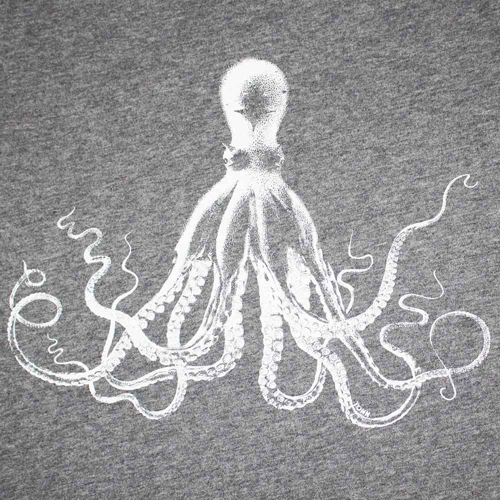 Ladies Grey Octopus Tee