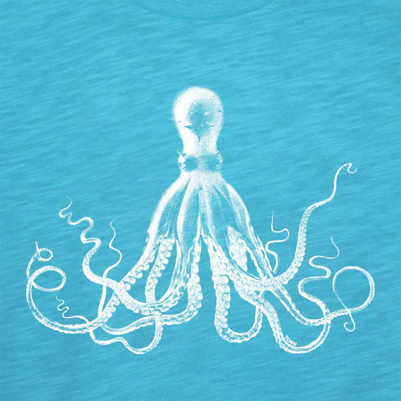 Kids Octopus Tee Turquoise