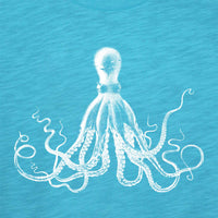 Thumbnail for Kids Octopus Tee Turquoise