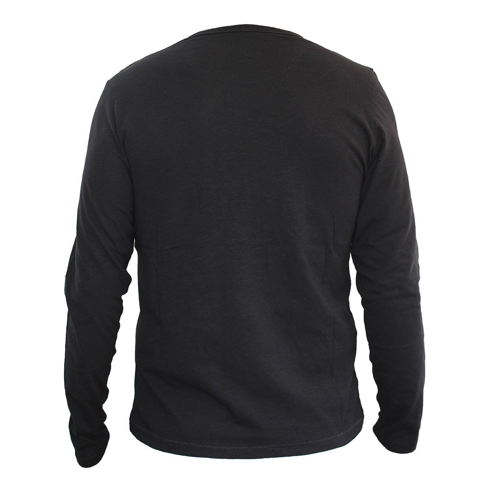 Basic Black Organic Cotton Long Sleeve Tee