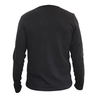 Thumbnail for Basic Black Organic Cotton Long Sleeve Tee