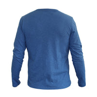 Thumbnail for Long Sleeve Organic Cotton Tee Dark Blue