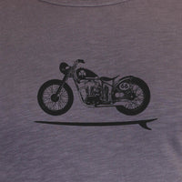 Thumbnail for Long Sleeve Organic Cotton Tee Grey Bike Board