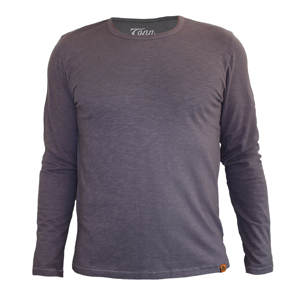 Long Sleeve Organic Cotton Tee Grey