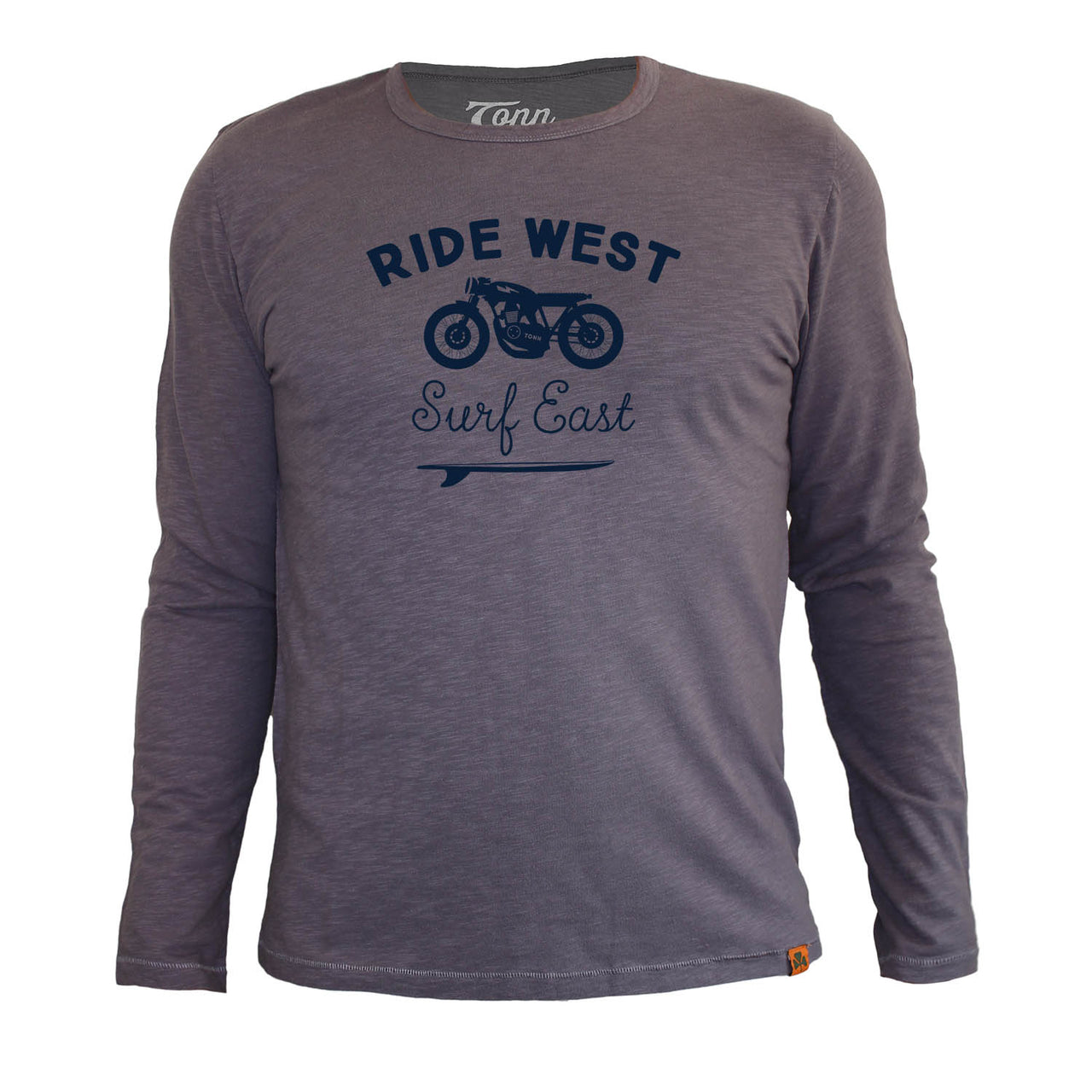 Long Sleeve Ride West Grey