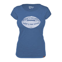 Thumbnail for Ladies Now is the Day Rugby Tee - Petite Fit - Dark Blue.