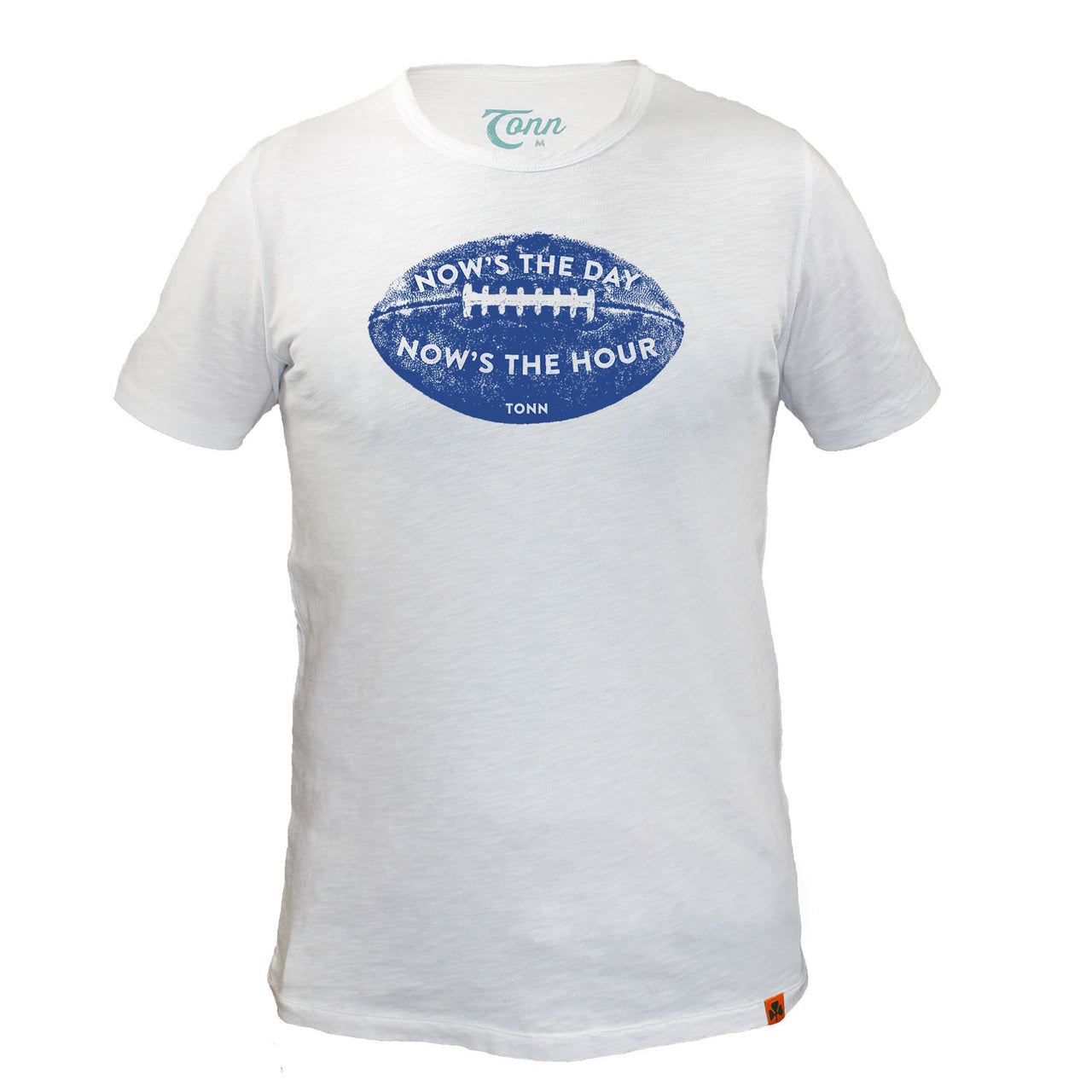 Now's the Day Rugby Crew Neck Tee White.