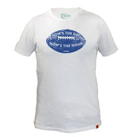 Thumbnail for Now's the Day Rugby Crew Neck Tee White.