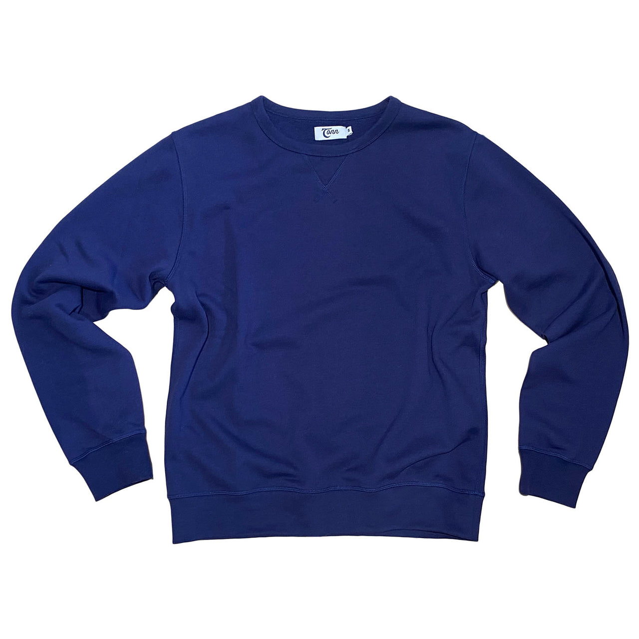 Basic Organic Cotton Sweatshirt Navy - LAST ONE!