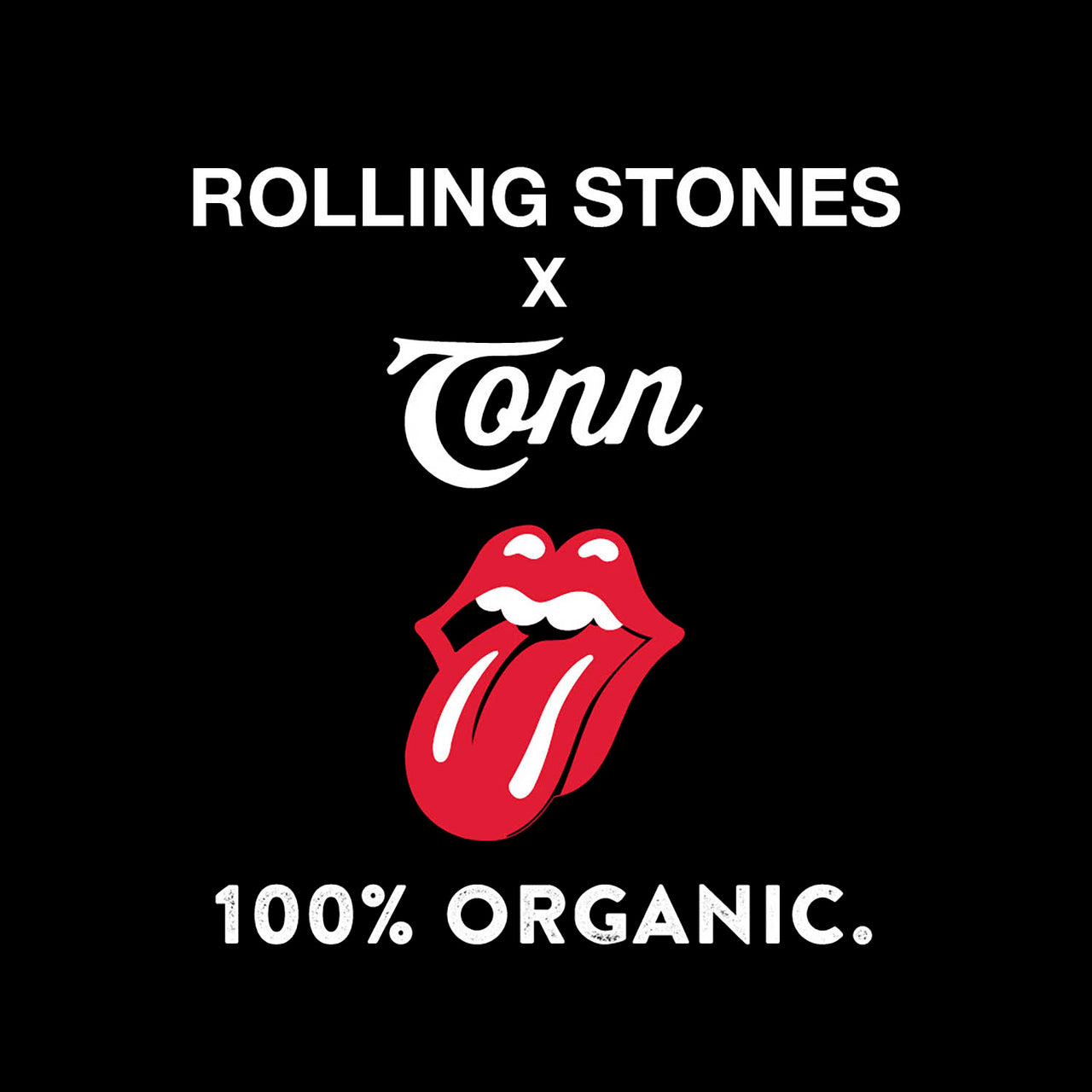 Rolling Stones, No. 9 Carnaby X Tonn Short sleeve Black.