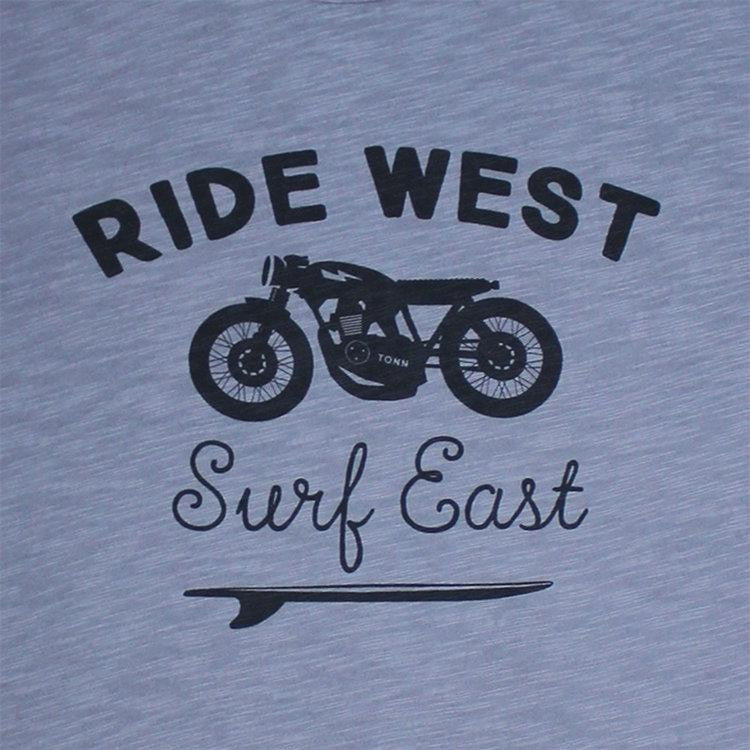 Ride West Tee Grey
