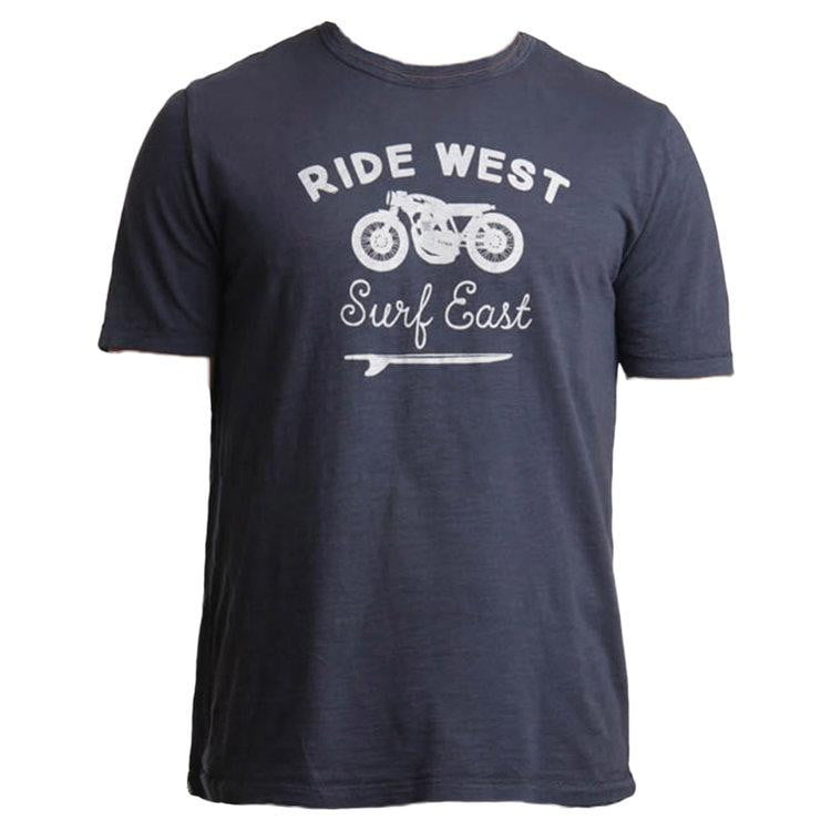 Ride West Tee Navy