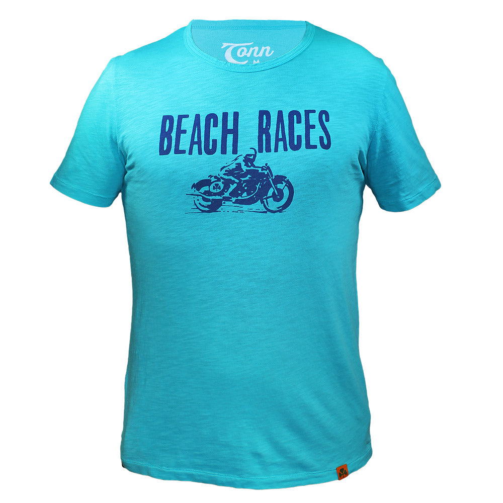 Beach Races Tee Turquoise