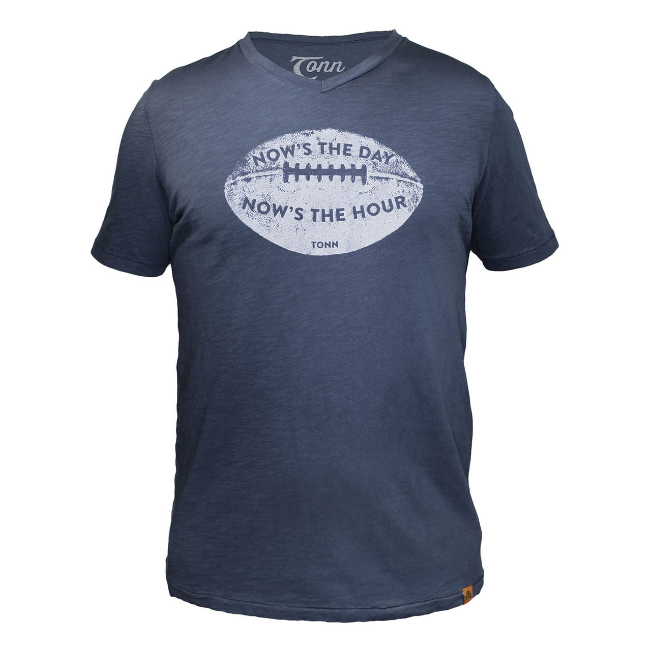Now's the Day Rugby V-Neck Tee Navy. ONLY XS LEFT