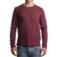 Thumbnail for Long Sleeve Competitor Tee Wine
