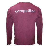 Thumbnail for Long Sleeve Competitor Tee Wine