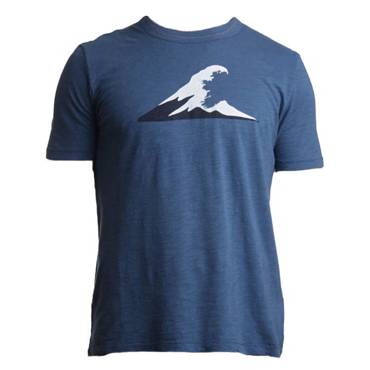 Irish Coast Wave Tee Dark Blue