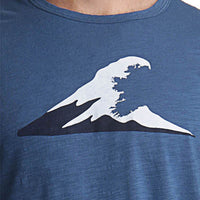 Thumbnail for Irish Coast Wave Tee Dark Blue