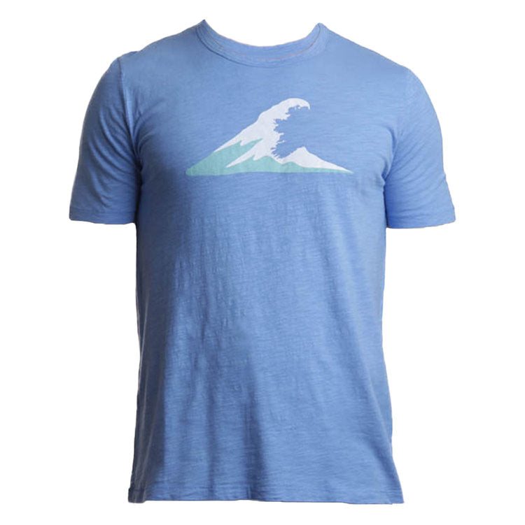 Irish Coast Wave Tee Blue