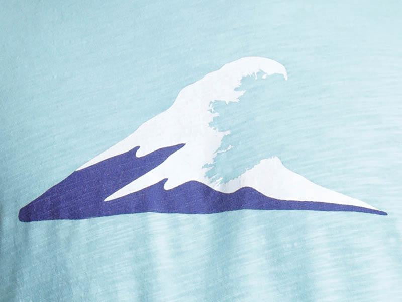 Ladies Irish Coast Wave Tee Turquoise