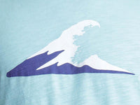 Thumbnail for Ladies Irish Coast Wave Tee Turquoise