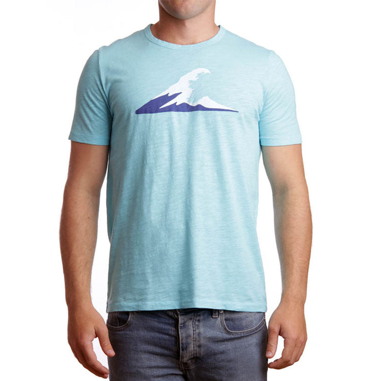 Irish Coast Wave Tee Turquoise