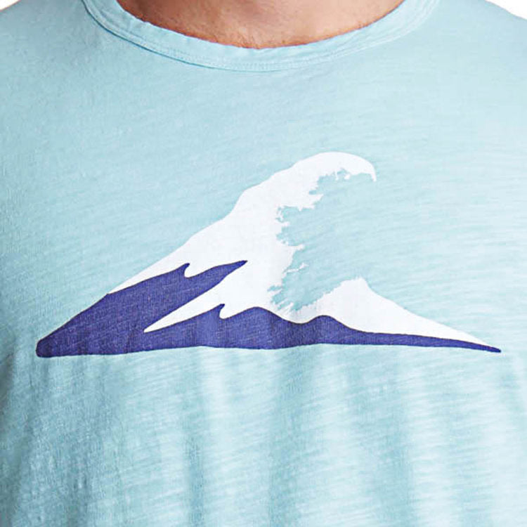 Irish Coast Wave Tee Turquoise