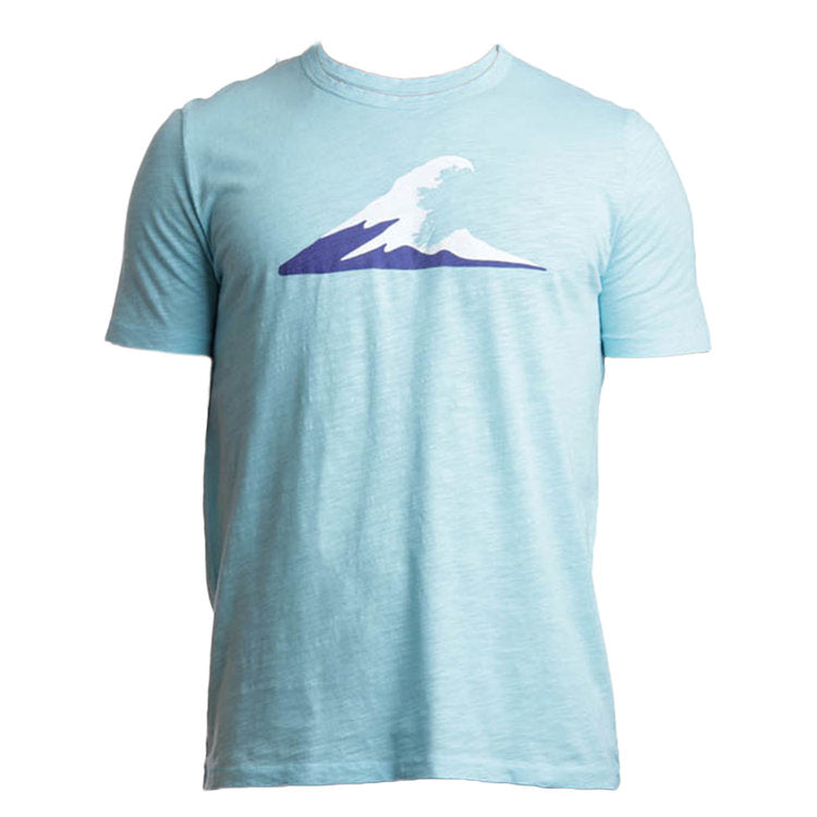 Irish Coast Wave Tee Turquoise