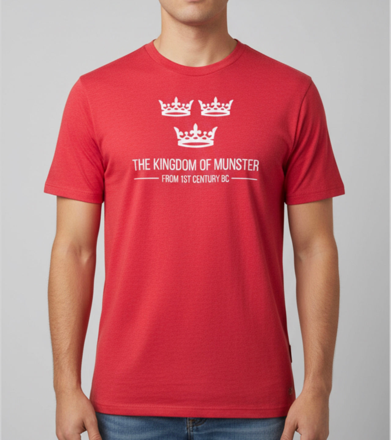 Raspberry  Munster V-Neck Tee