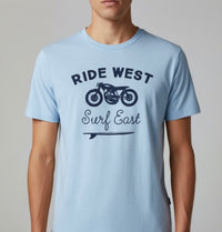 Thumbnail for Ride West Tee Light Blue
