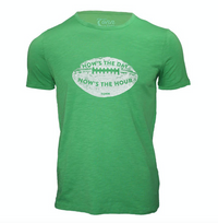Thumbnail for Now's the Day Rugby Crew Neck Tee Kelly Green