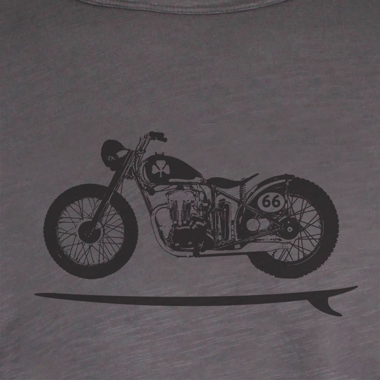 Bike Board Tee - Grey.   ONLY XS AND 2XL left.
