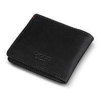 Thumbnail for Vintage Leather Folding Wallet Black