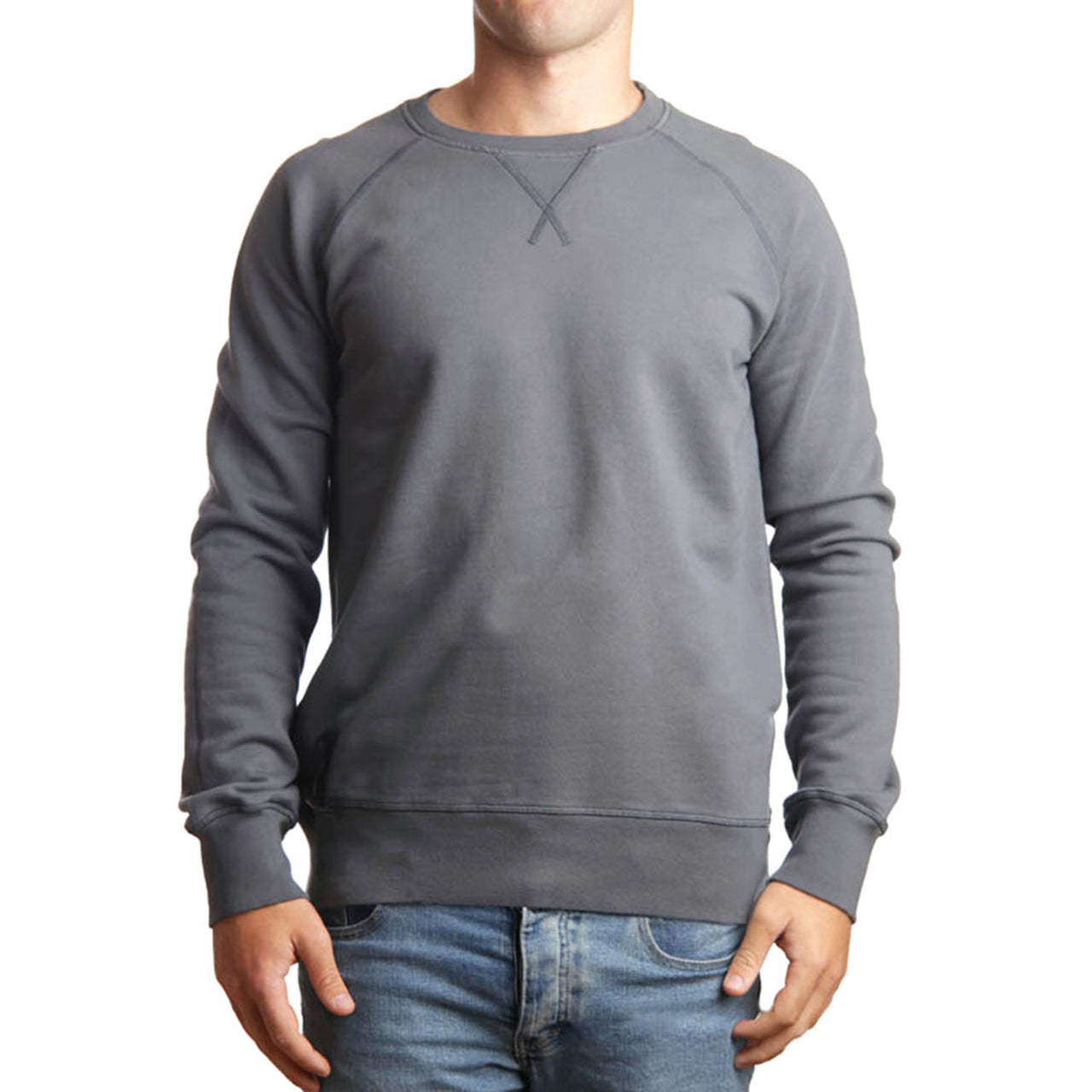 Mens Achill Island Organic Cotton Sweatshirt Grey