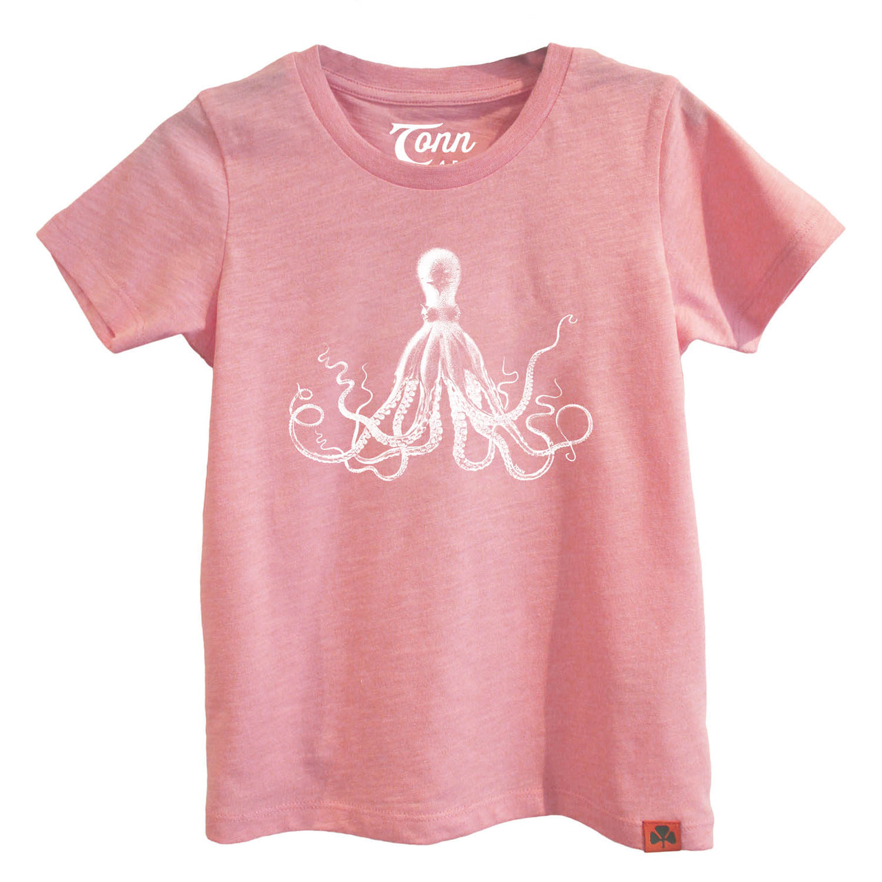 Kids Octopus Tee Pink