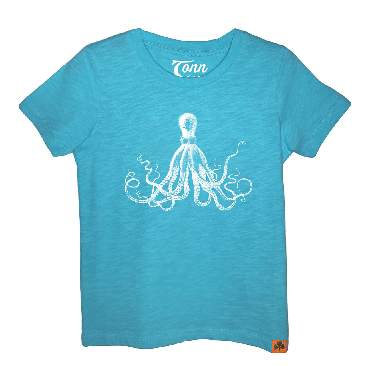 Kids Octopus Tee Turquoise