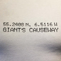 Thumbnail for White Giant's Causeway Tonn X Eye.D Wearing heavy jersey tee - LAST FEW REMAINING.