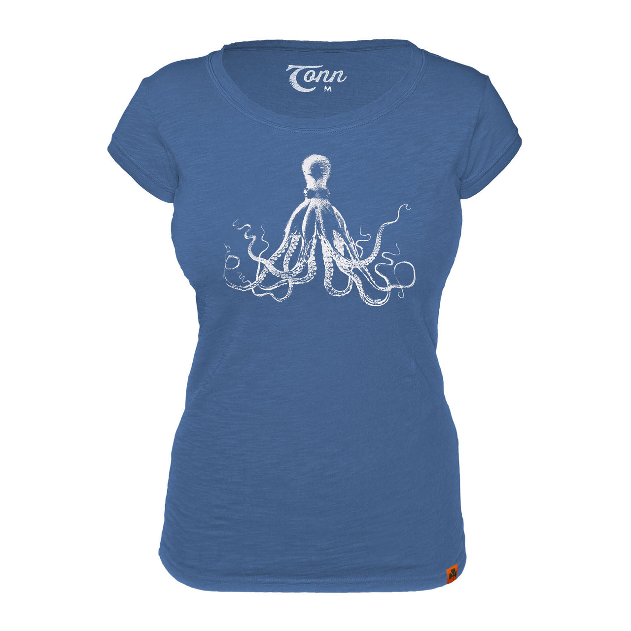 Ladies Octopus Tee - Petite Fit - Blue