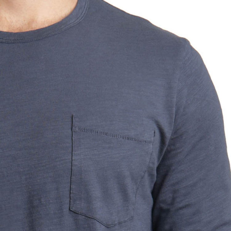Long Sleeve Pocket Tee Navy - One S left!
